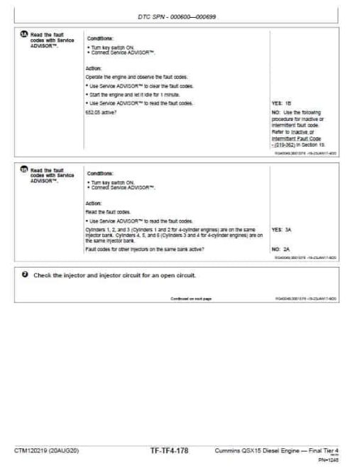 John Deere Cummins QSX15, ISX15 Diesel Engine Tier 4 Repair Technical Manual (CTM120219) - Image 3