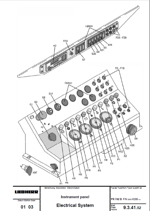 Liebherr PR 712, PR 722, PR 732, PR 742, PR 752 Crawler Dozer Service Manual - Image 2