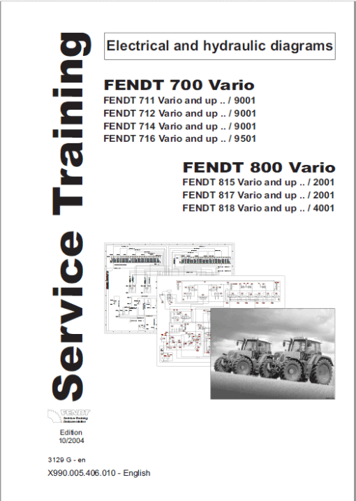 Fendt 711, 712, 714, 716 Vario COM II Tractors Workshop Repair Manual - Image 5