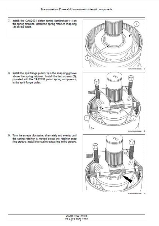 Case 350, 400, 450 Rowtrac Tractor Service Manual - Image 3