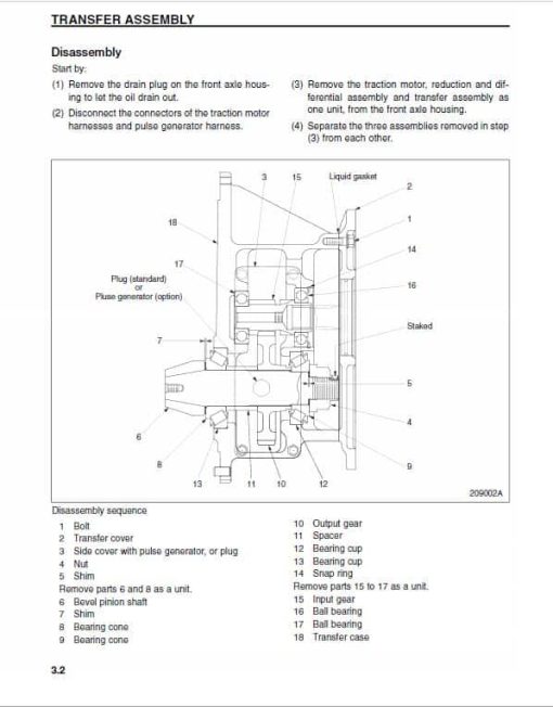 Mitsubishi FBC15K, FBC18K, FBC18KL Forklift Lift Truck Service Manual - Image 3