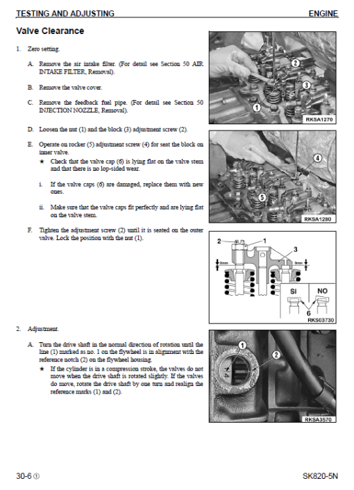 Komatsu SK820-5N Skid-Steer Loader Service Manual - Image 3