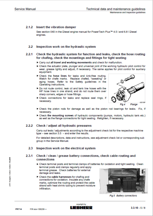 Liebherr PR 714 Crawler Dozer Repair Service Manual - Image 2