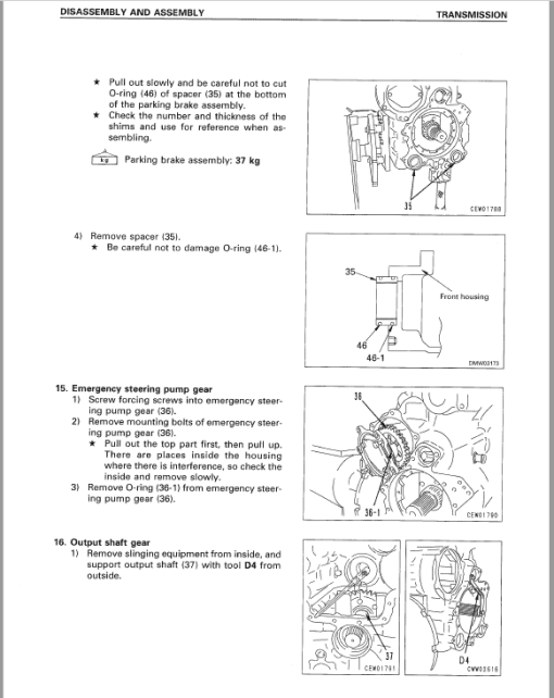 Komatsu WA300L-3 Wheel Loader Service Manual - Image 3