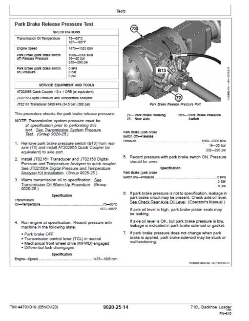 John Deere 325SL Backhoe Loader Repair Technical Manual (S.N C390996 - ) - Image 3