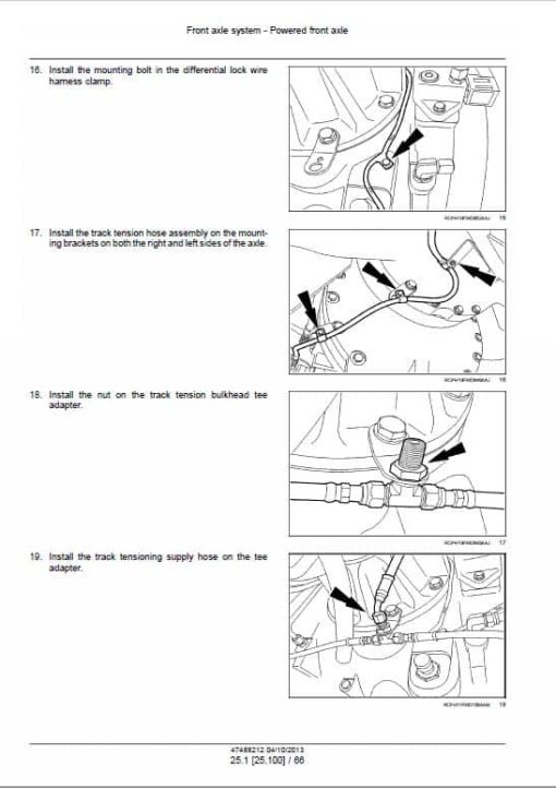 Case 450, 550, 600 Quadtrac Tractor Service Manual - Image 3