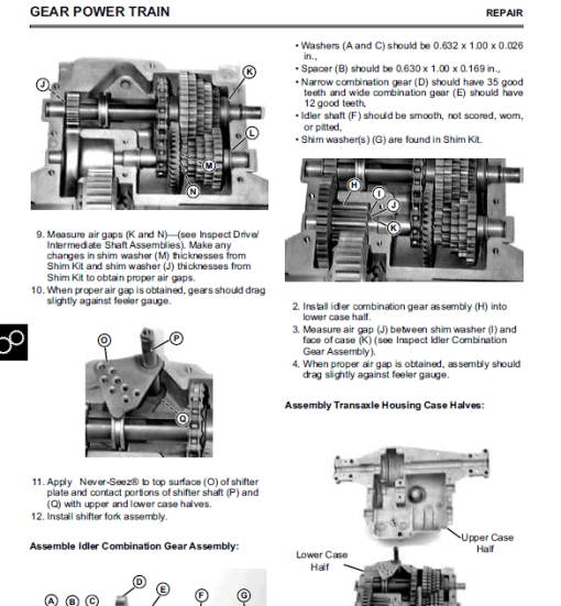 John Deere 1338, 1538, 1546, 1638 Sabre Lawn Tractors Technical  Manual - Image 6