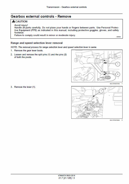 New Holland 8010, 9010 Tractor Service Manual - Image 3