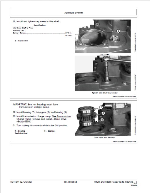 John Deere 640H, 648H Skidder Repair Technical Manual (S.N after 630436 - ) - Image 3