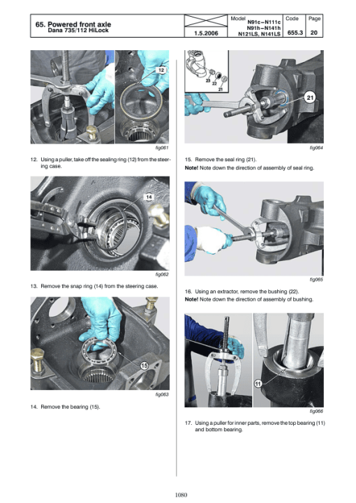 Valtra H91C, N101C, N111C, N111EH, N121LS, N141LS Tractors Service Repair Manual - Image 3