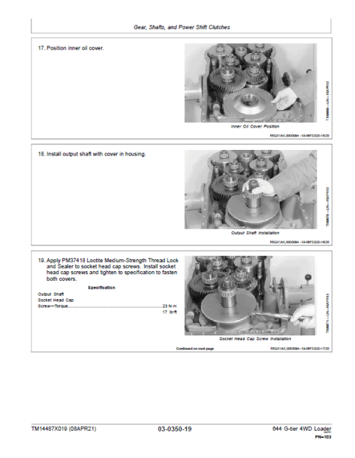 John Deere 624 G-Tier, Gen-A 4WD Loader Technical Manual (S.N LA00001,DA00001, CA00001 - ) - Image 3