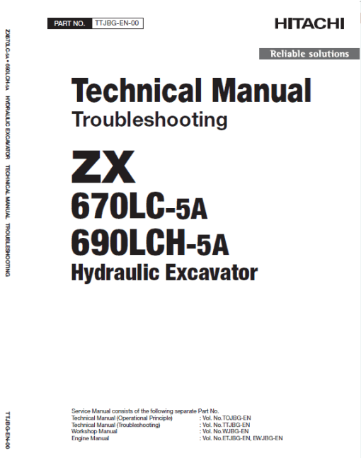 Hitachi ZX670LC-5A and ZX690LCH-5A Excavator Service Repair Manual - Image 3