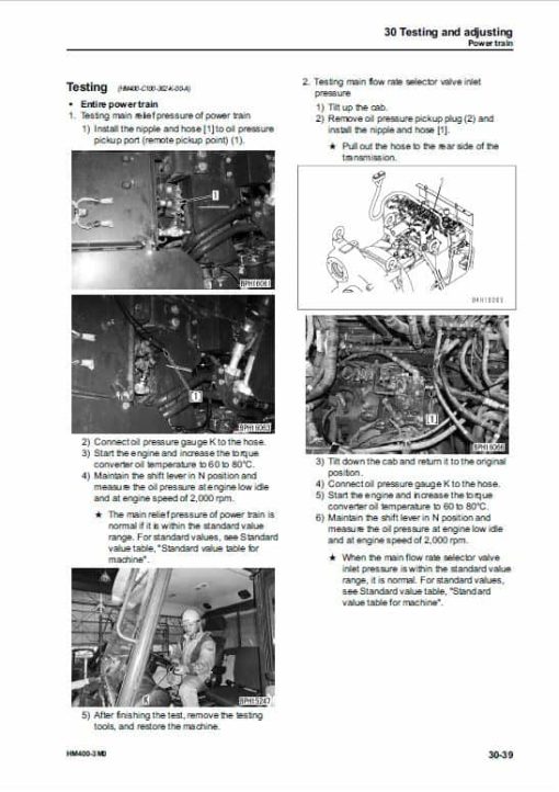 Komatsu HM400-3M0 Dump Truck Service Manual - Image 3