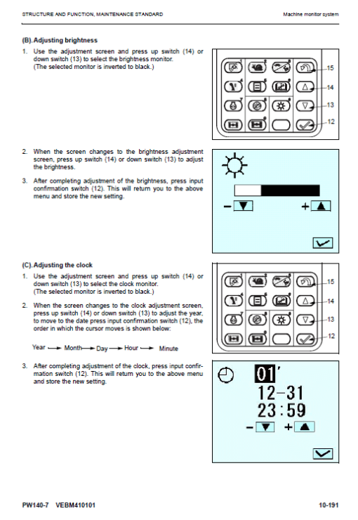 Komatsu PW140-7 Excavator Service Manual - Image 3