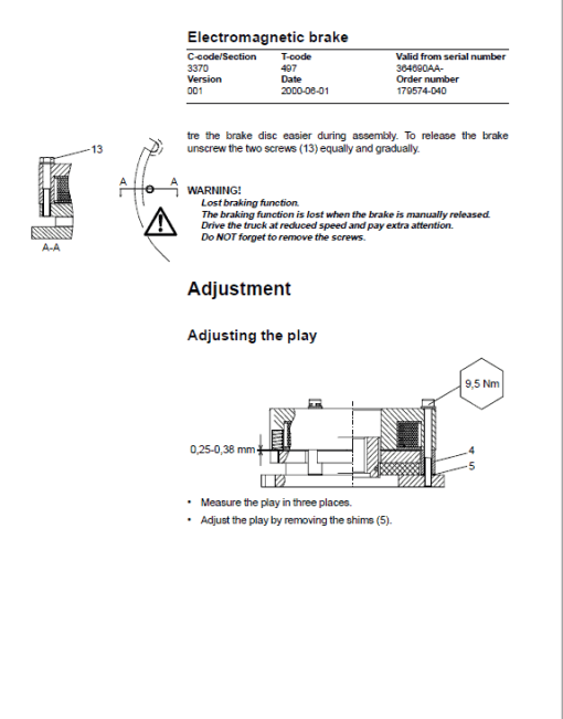 BT P24 Pallet Truck Repair Service Manual - Image 2