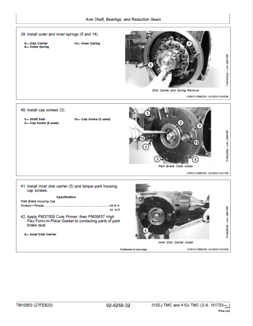 John Deere 310SJ, 410J Backhoe Loader (TMC) Technical Manual (S.N after 161703 ) - Image 3