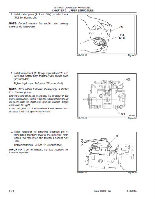 Kobelco ED195-8 Tier 3 Excavator Dozer Repair Service Manual - Image 3