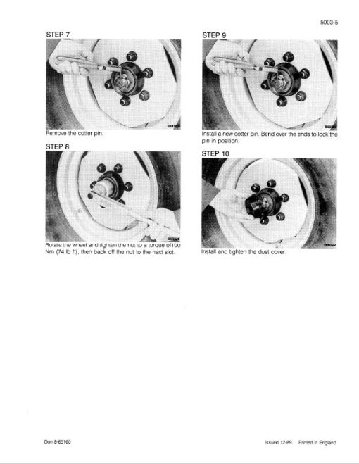 Case 5220, 5230, 5240, 5250 Maxxum Tractor Repair Service Manual - Image 3