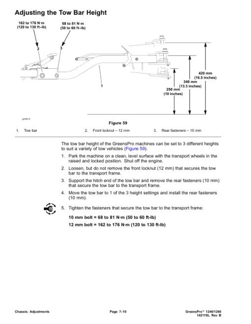 Toro Greens Pro 1240, 1260 Service Repair Manual - Image 3