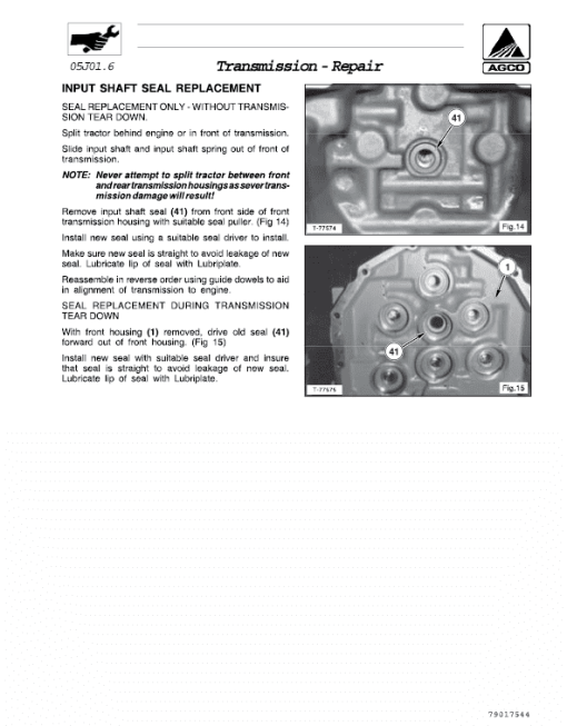 White 8310, 8410 Tractor Service Manual - Image 3