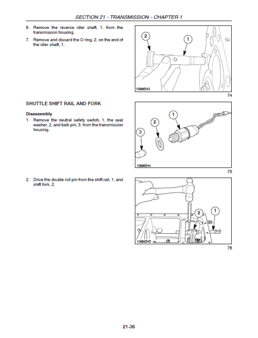 New Holland T2310, T2320, T2330 Tractor Service Manual - Image 3