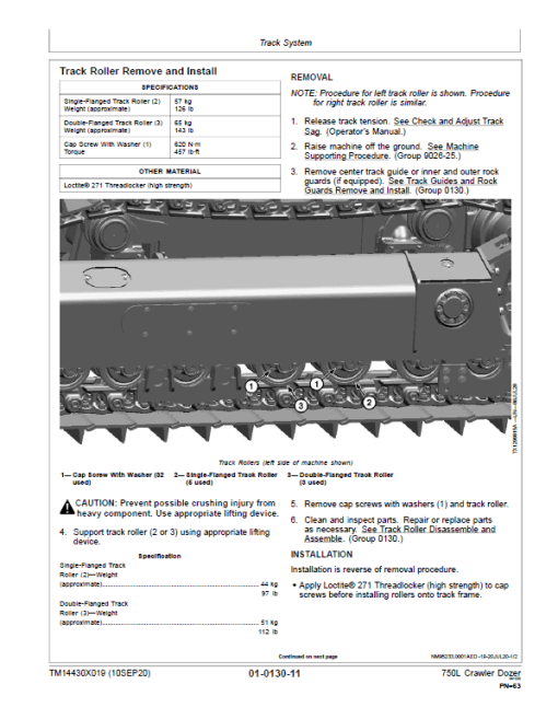 John Deere 750L Crawler Dozer Repair Technical Manual (S.N after F383562 - ) - Image 3