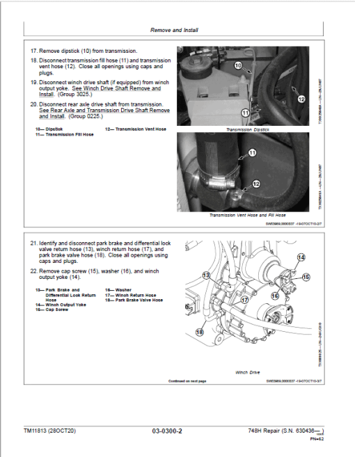 John Deere 748H Skidder Repair Technical Manual (S.N after 630436 - ) - Image 3