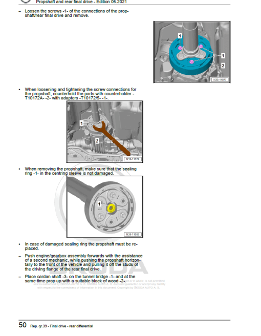 SKODA SUPERB III (3V) Repair Service Manual - Image 3