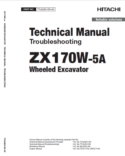 Hitachi ZX170W-5A and ZX170W-5B Excavator Service Repair Manual - Image 6