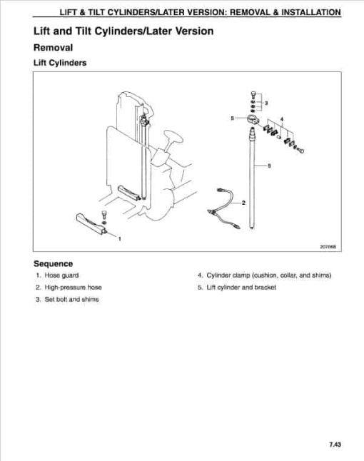 Mitsubishi 2FBC25, 2FBC25E, 2FBC30 Forklift Service Manual - Image 3