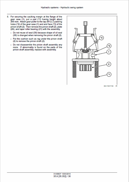 Case CX145D SR Crawler Excavator Service Manual - Image 3