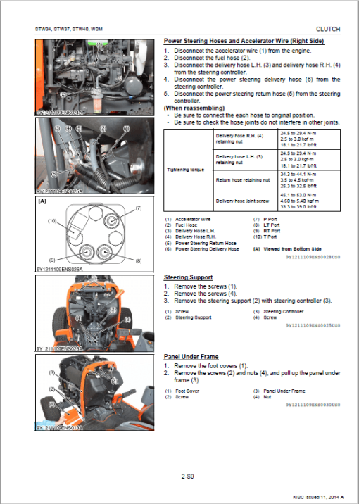 Kubota STW34, STW37, STW40 Tractor Service Manual - Image 3