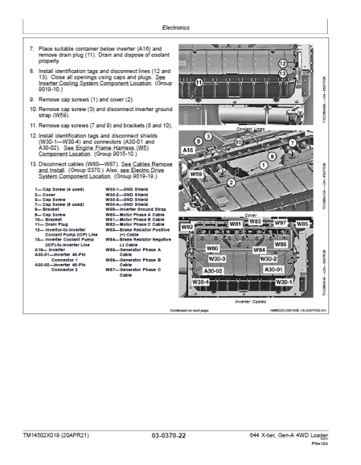 John Deere 644 X-Tier, Gen-A 4WD Loader Repair Technical Manual (S.N F_10283 - ) - Image 3