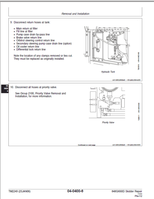 John Deere 848G, 660D Skidder Repair Technical Manual - Image 3