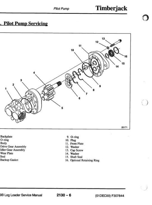 Timberjack 530B Log Loader Service Repair Manual - Image 3