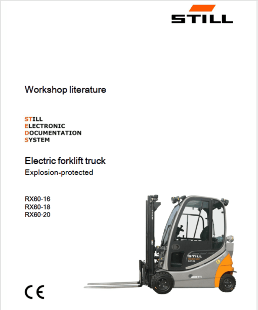 Still Electric Forklift Truck RX60: RX60-16, RX60-18, RX60-20 Repair Manual - Image 4