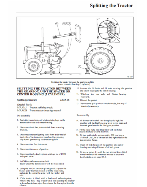 Massey Ferguson 431, 461 Tractors Service Manual - Image 3