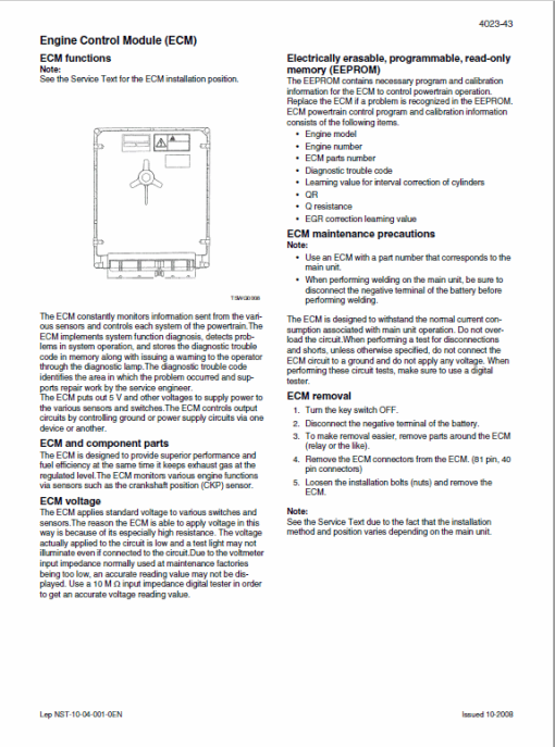 Case CX160B, CX180B Crawler Excavator Service Manual - Image 3