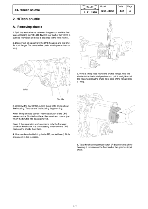 Valtra 8000, 8050, 8050 Hi, 8100, 8100E, 8150, 8150E, 8150 Hi Tractors Service Repair Manual - Image 3