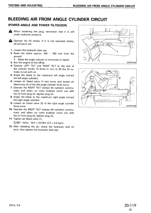 Komatsu D21A-8 and D21P-8 Dozer Service Manual - Image 3