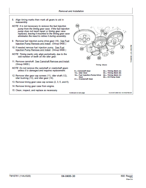 John Deere 60D Excavator Repair Technical Manual - Image 3