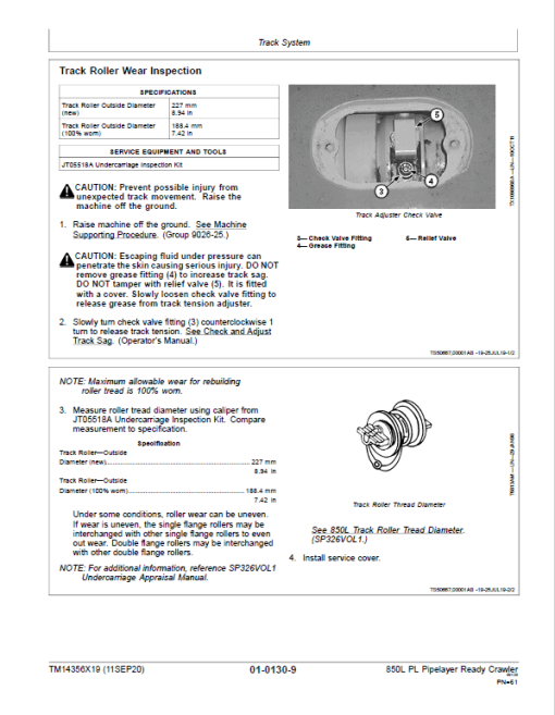 John Deere 850L PL Crawler Dozer Repair Technical Manual (S.N after F352989 - ) - Image 3