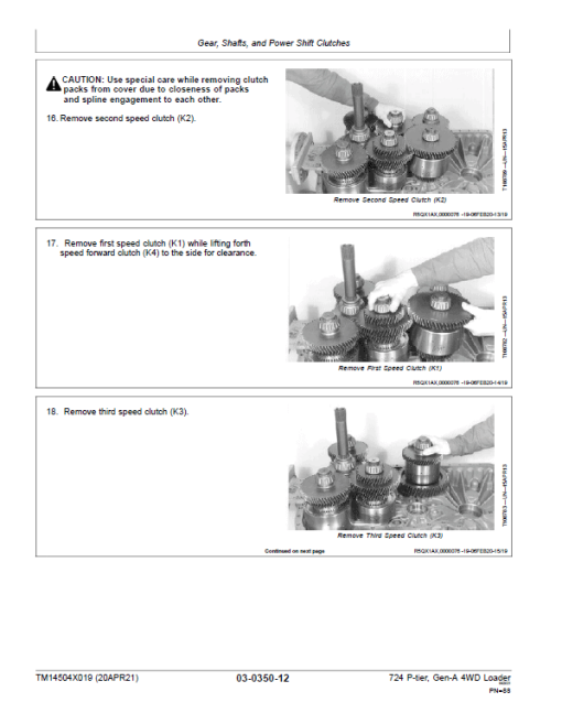 John Deere 724 P-Tier, Gen-A 4WD Loader Repair Technical Manual (S.N L_10283 - ) - Image 3