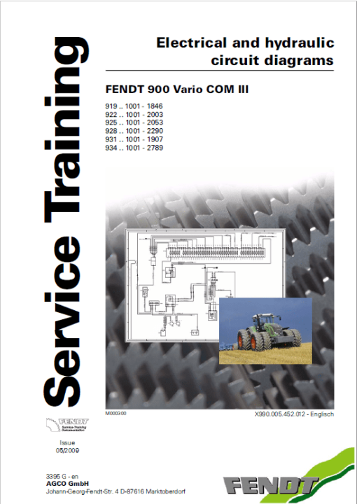 Fendt 922, 924, 927, 930, 933, 936 Vario COM III Tractors Workshop Repair Manual - Image 3