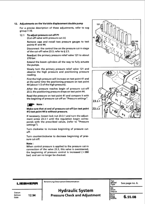 Liebherr R900, R902, R912, R922, R932, R942 Litronic Excavator Service Manual - Image 3