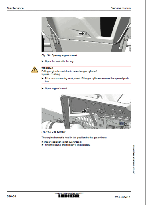 Liebherr T35-6 Telescopic Handler Service Manual - Image 3