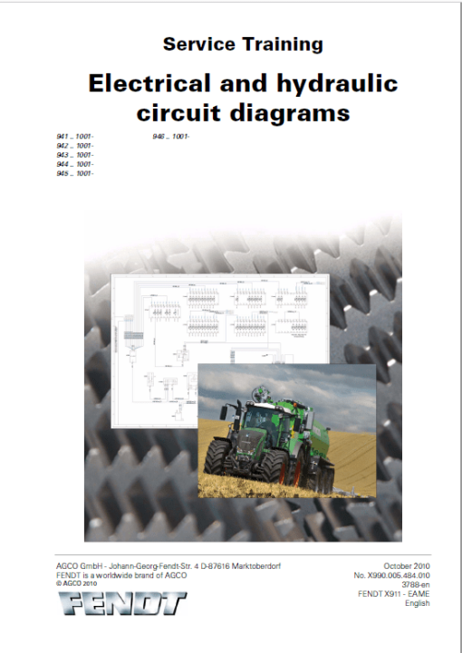 Fendt 924, 927, 930, 933, 936, 939 Vario SCR (stage 3b) Tractors Workshop Repair Manual - Image 3