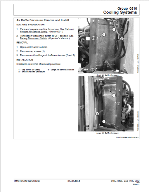 John Deere 640L, 648L, 748L Skidder Repair Manual (S.N F666893 - F690813 ) - Image 3