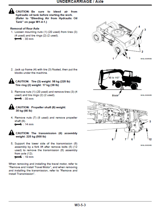 Hitachi ZX180W Wheeled Excavator Service Repair Manual - Image 7