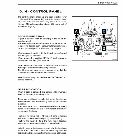 OM Pimespo XE35, XE40, XE45, XE50 Forklift Workshop Manual - Image 3